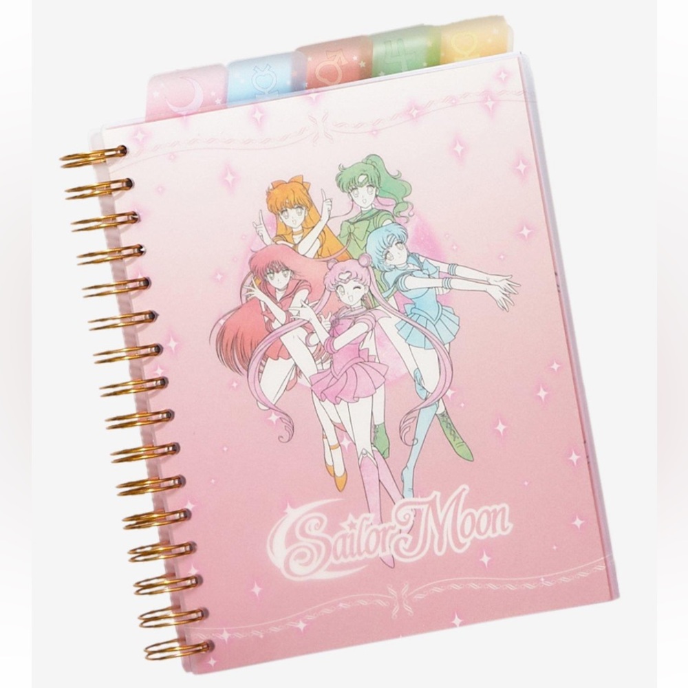 Sailor Moon Sailor Guardians Pastel Tab Journal Hot Topic‎